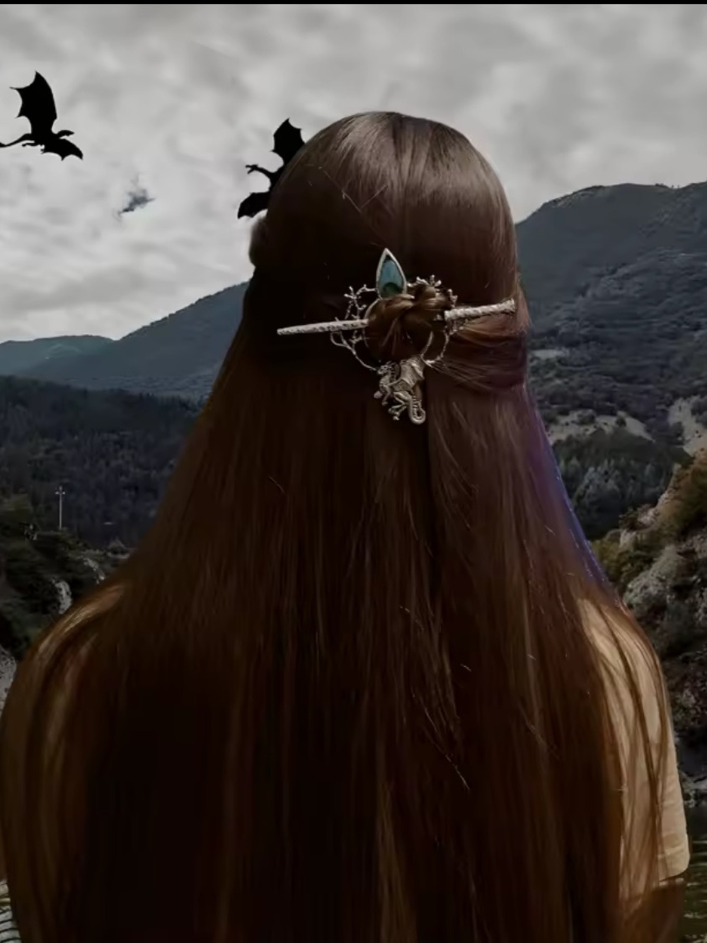 Vintage Dragon Witchcraft Hair Pin